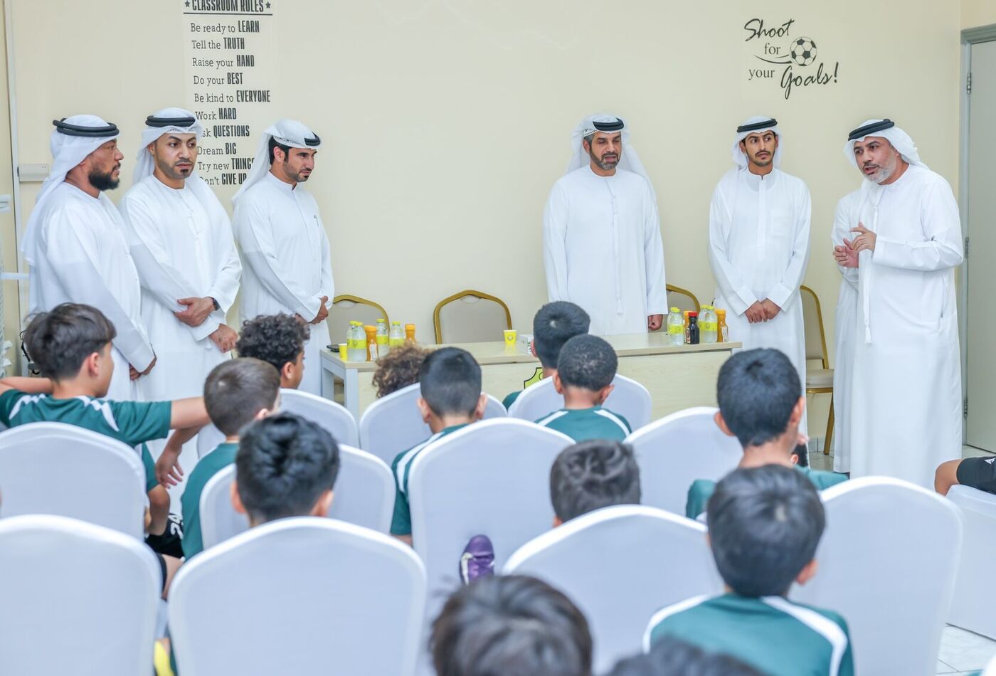 Lecture on (Bullying and Harassment) for Al Wasl Football Academy Players