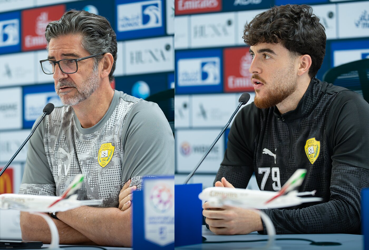 Press conference before the match between Al Wasl and Kalba